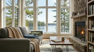 Close-up of the intricate weave of high-quality luxury European linen, showcasing the natural flax fibers and premium finish.