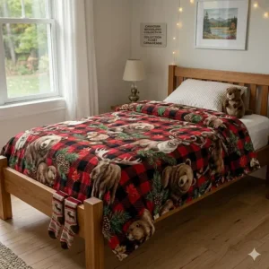 A visual guide on layering a twin size blanket with a duvet for maximum warmth in a kids bedroom.