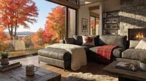 Lightweight sofa throws perfect for layering in transition seasons across Canada.