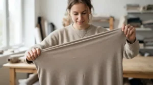 High fabric quality demonstrated on a wrinkle resistant photography backdrop stretched tightly across a frame.